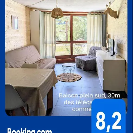 Apartment 25m2, 4/6 Pers, 30m Des Pistes, Balcon Sud *